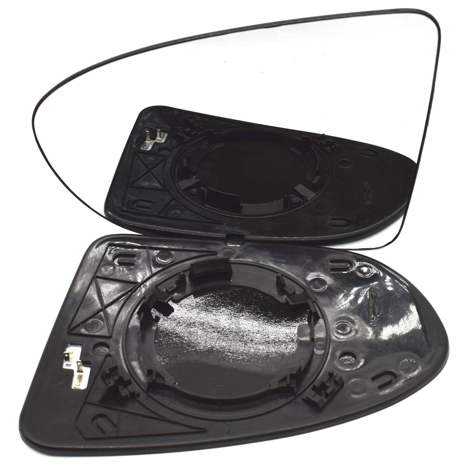 for Nissan Dualis J10 06-13 Left Side Wing Mirror Glass Heated With Base Clip Q