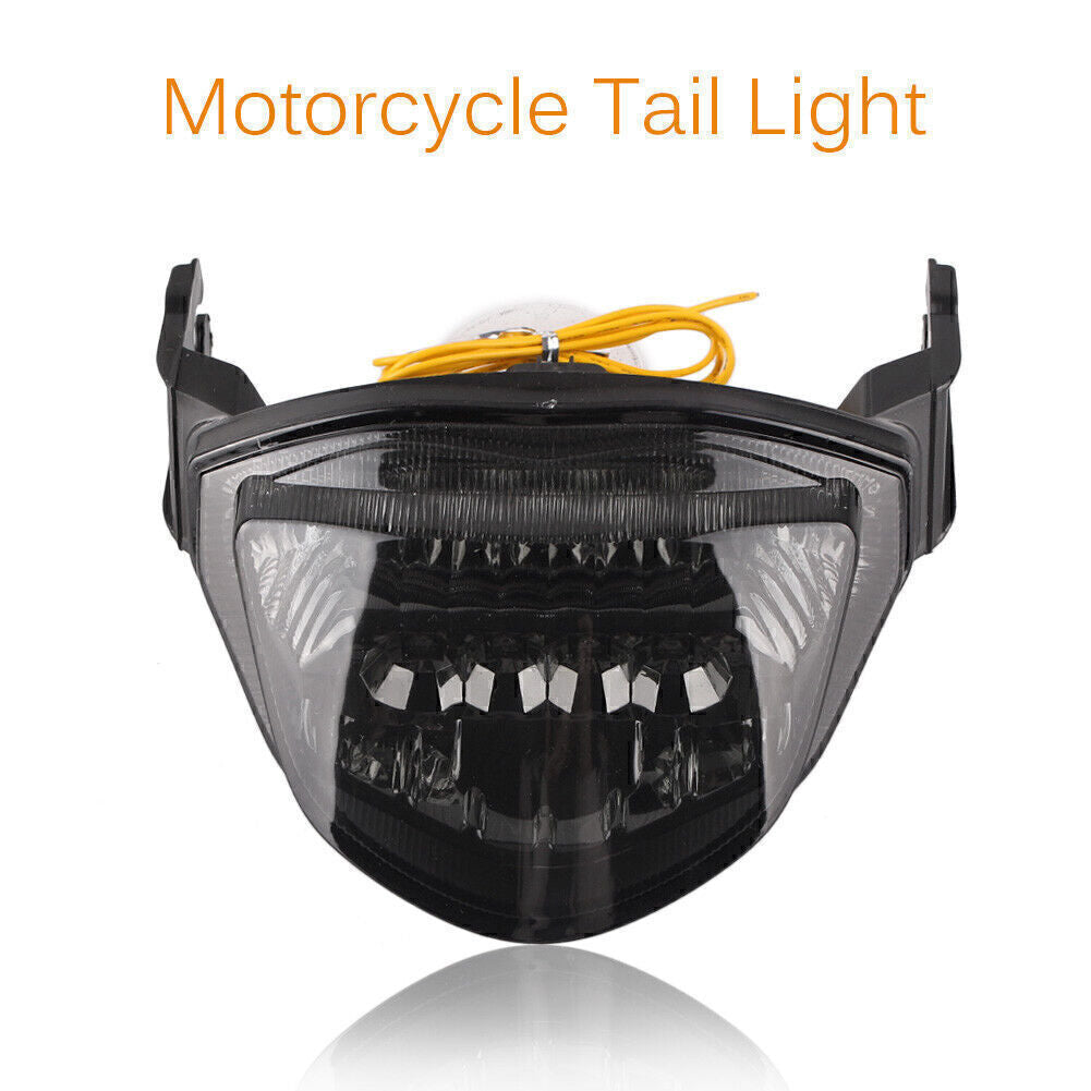 LED Taillight Turn Signals Taillamp Black for Suzuki GSXR 1000 2005 2006 Q