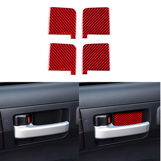 2Pcs Rear Window Lift Button Trim Cover Decor Carbon Fiber for Audi Q5 2009-2017 v