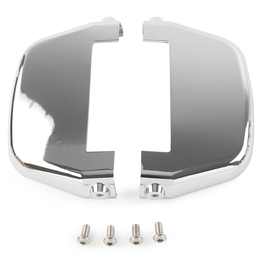 Passenger Foot Peg Floorboard Cover Fit for Harley Road Electra Street Glide Chrome