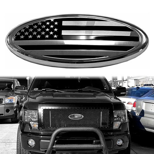 9 inch  for ford  F150 F250 Ranger Front Grille Tailgate Oval US Flag Emblem Badge