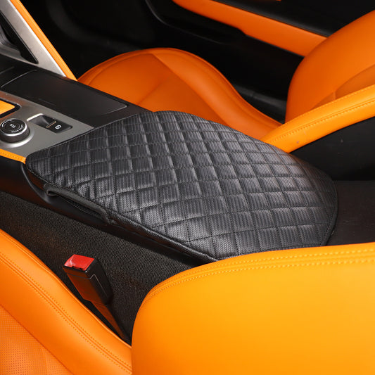 Center console armrest protective cover, leather pad, protective film suitable for Corvette C7 2014-19