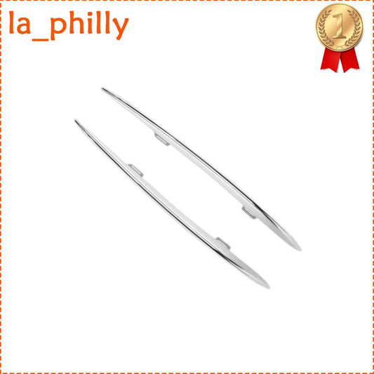 2 Front Bumper LHRH Lower Grille Trim for Mercedes W167 C167 GLE 2020-22 Chrome