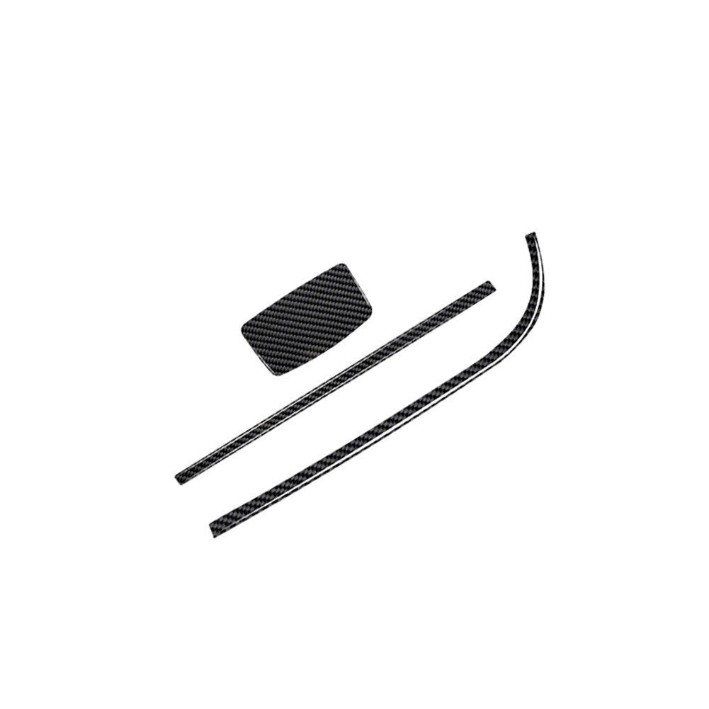 Carbon Fiber Triangle Window Sticker Cover Trim for Cruze 2009-2015 v