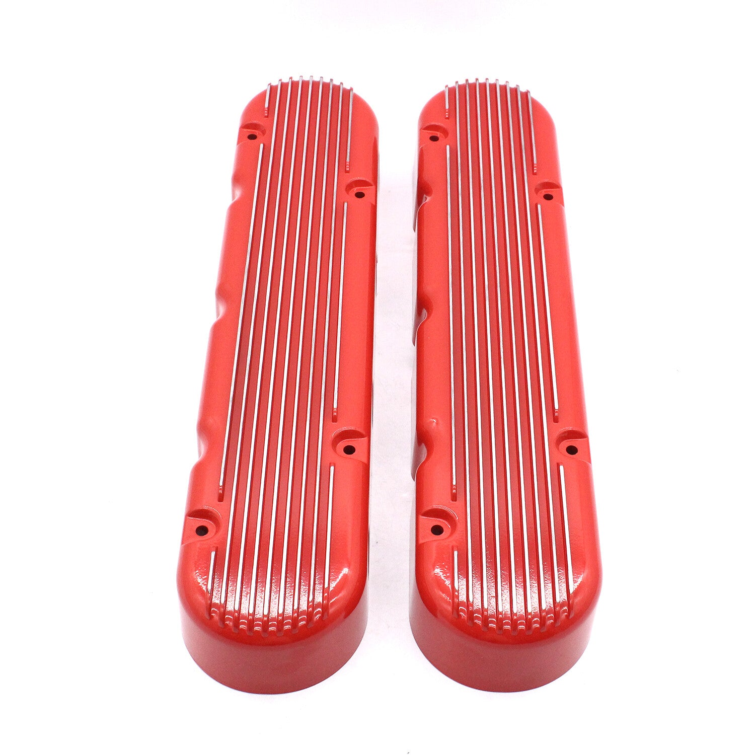 2pcs Gloss Red Valve Covers Fits For LS for Chevy LS1 LS2 LS3 LSX 241-184 12558948