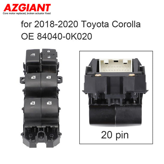 84040-0K020 Front Driver Side Window Switch for 2018 2019 2020 for Toyota for Corolla
