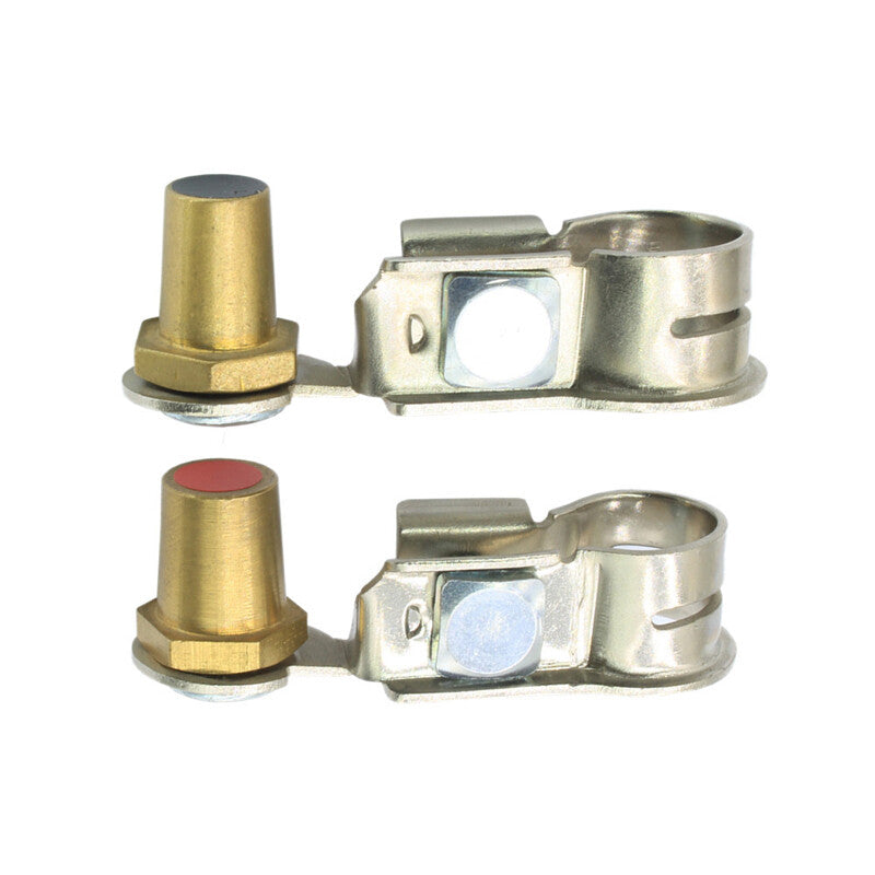 2PCS Durable Car Bus Battery Terminal Clamp Clips Connector Negative Positive v