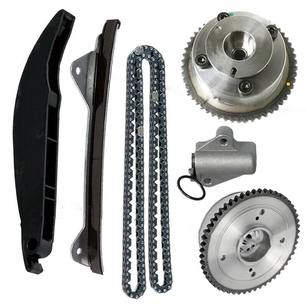 Timing Chain Kit Exhaust Intake CVVT Gear Fits for Kia Soul for Hyundai for Elantra 2.0/1.8L n