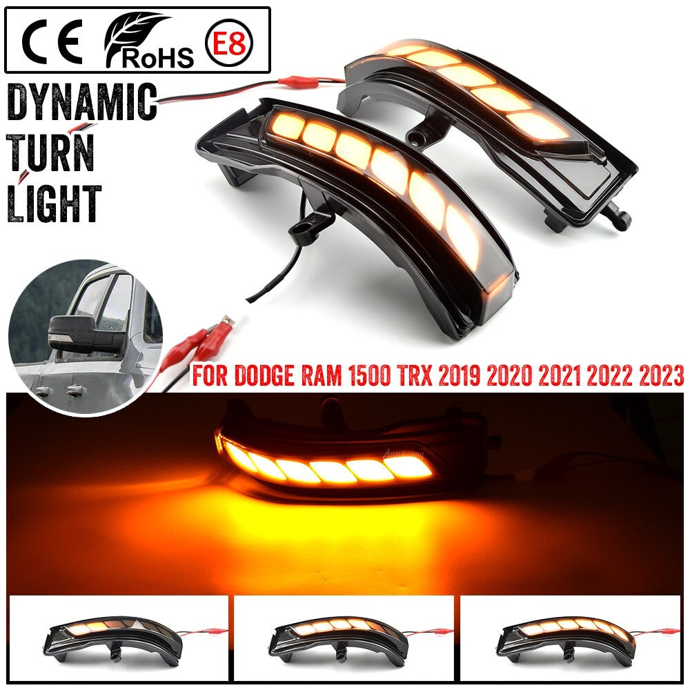 Dynamic Turn Signal Light for Dodge for Ram 1500 TRX 2019 2020-2023 68402097AA