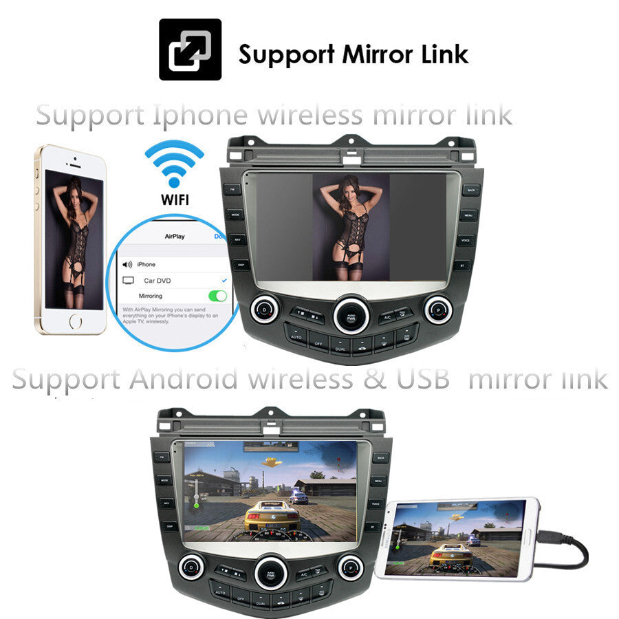 Fit For 2003-2007 for Honda Accord 9in Touch Android 13 Car Stereo Radio GPS WiFi