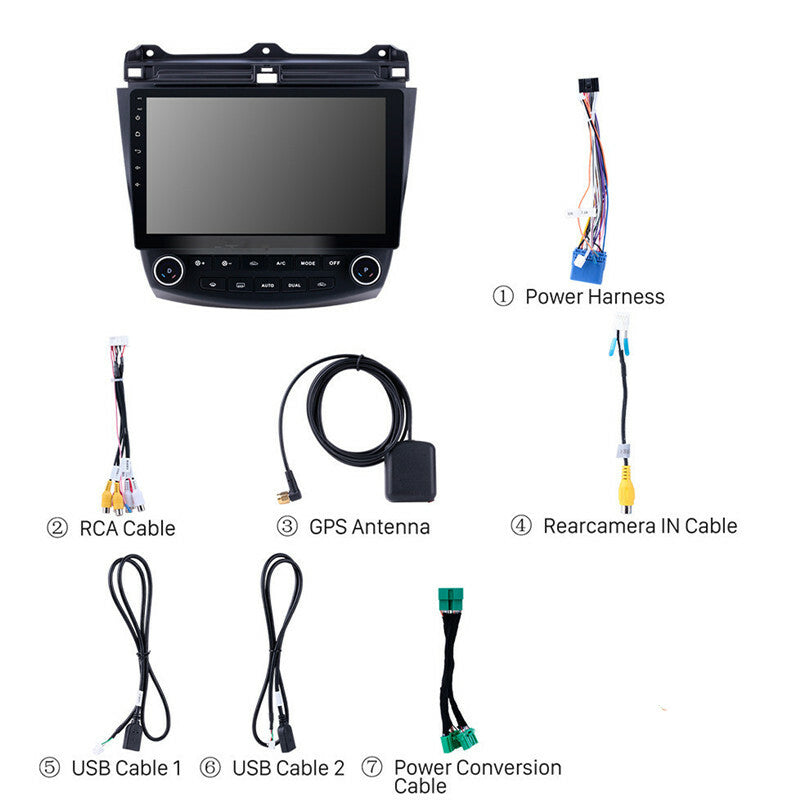 Android Auto Car Radio For Accord 7 Multimedia GPS Player Head Unit Navigation