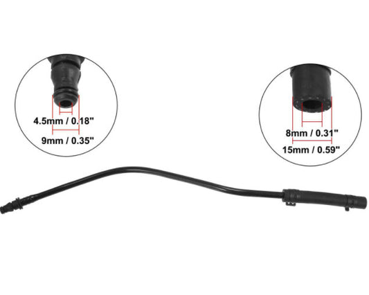 Engine coolant breather hose suitable for R230, R231, SL500, SL550, SL600, SL55- n