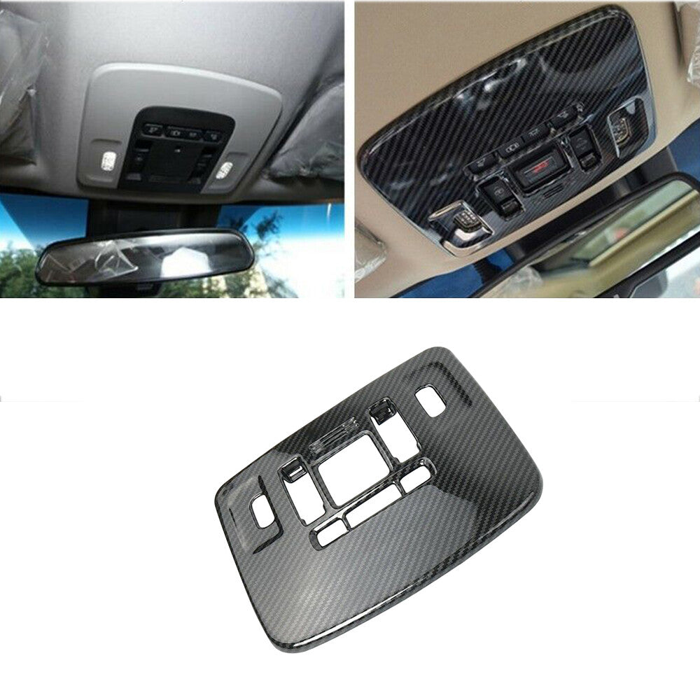 Fits for Toyota for Camry 2018-21 Carbon Fiber ABS Front Reading Light Frame Cover Trim