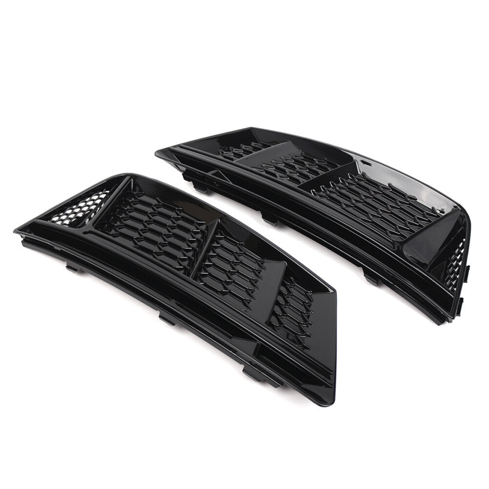 Front Bumper Lower Grill Fog Light Grille for Audi for A4 B9 2016-2018