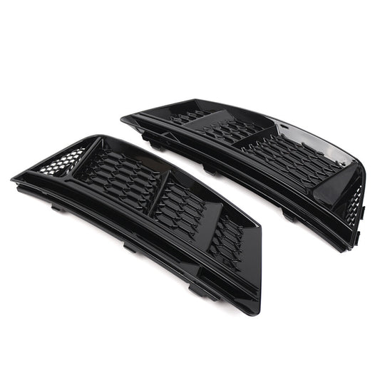 Front Bumper Lower Grill Fog Light Grille for Audi for A4 B9 2016-2018