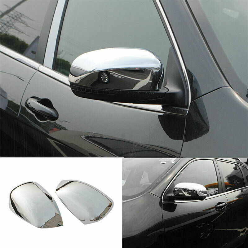 for Jeep Cherokee 2014-2021 Chrome Side Door Rearview Mirror Decor Cover Trims
