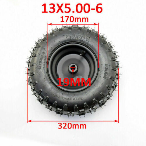 19MM 13X5.00-6 wheel tire snow plow tires butterfly flower tires beach tires