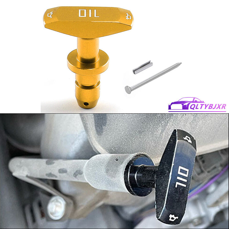 Aluminum Oil Dipstick Pull Handle for Ford 1999-2011 for Mustang GT V8 GT500 Gold