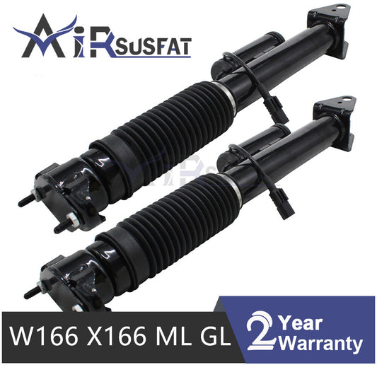 Pair for Mercedes X166 W166 GL ML Class Rear Suspension Shock W/ADS 1663260500