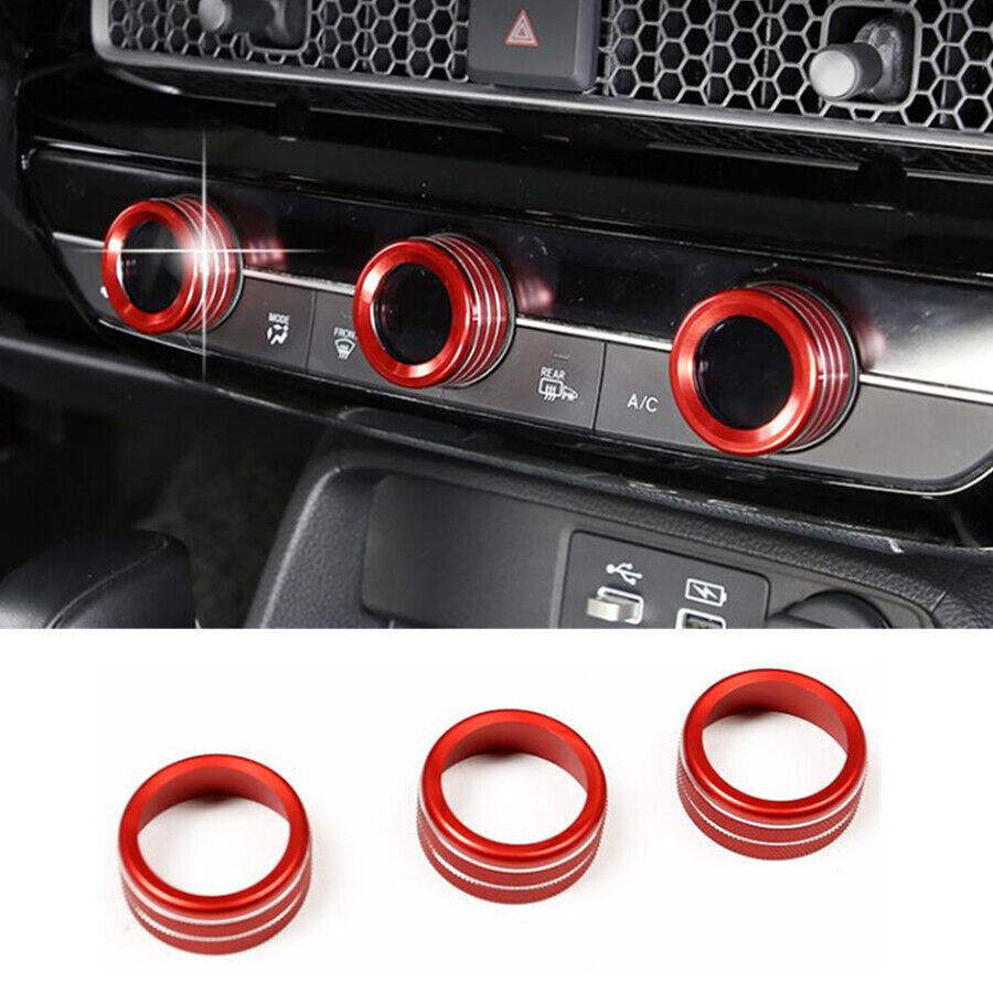 Carbon Style Dashboard Vent Outlet Cover Trim ABS For Escape Kuga 2017-2019 v