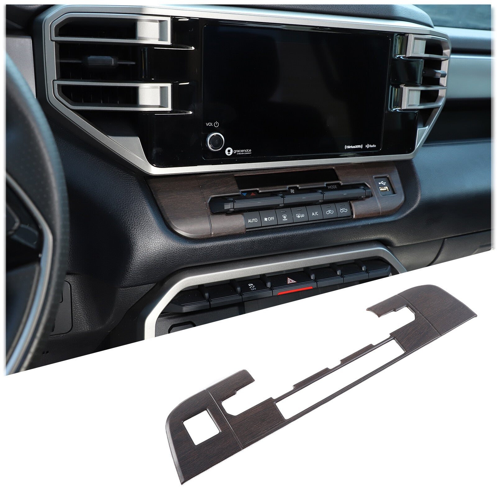 ABS Bright Red Shift Button Cover Trim for Corolla Cross 2022 2023- v