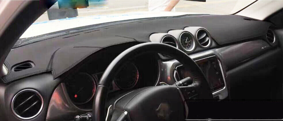 PU leather Dashboard Dash Mat Non-slip DashMat Shade for Suzuki Vitara 2015-2021