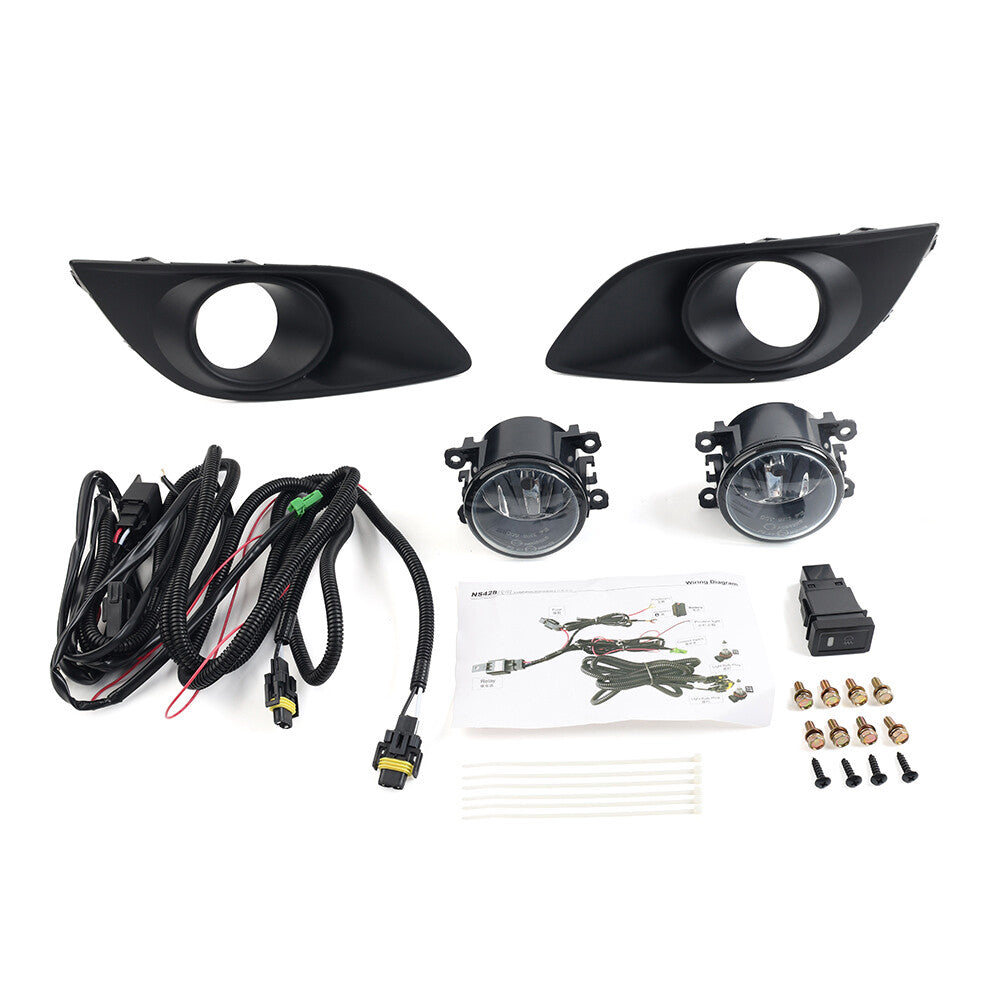 Fog Light Daytime Running Light Bezel Cover Wires Switch for Suzuki for Swift