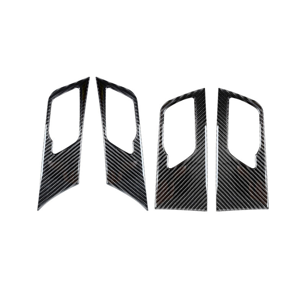 Glossy Black Gear Shift & Cup Holder Panel Cover Trim For Ranger 2019-2022 v