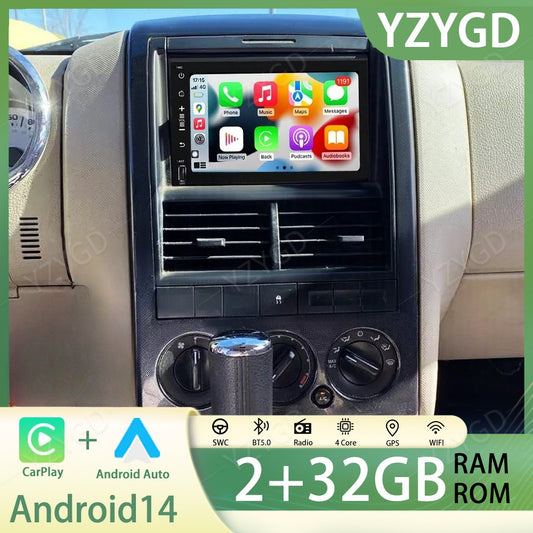 Android 14 7Carplay for Ford Explorer 2006-2010 Car Stereo Radio GPS WIFI BT