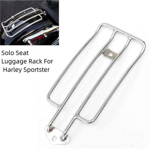 Motorcycle Chrome Solo for Seat Luggage Rack for Harley Sportster XL 883 1200 85-03