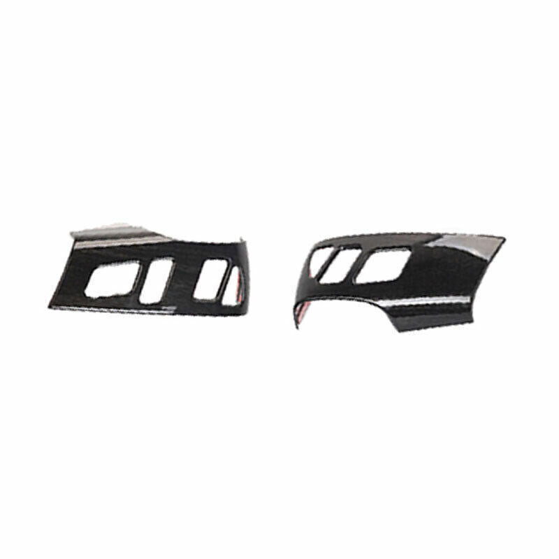 Steering Wheel Button Frame Trim for Nissan Armada Y62 2017-20 Black Wood Grain