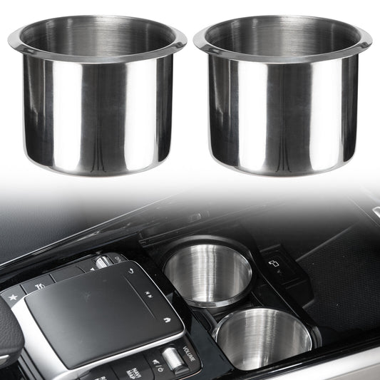 Universal Stainless Steel Cup Drink Holders For Car Camper RV Truck Marine Boat Q