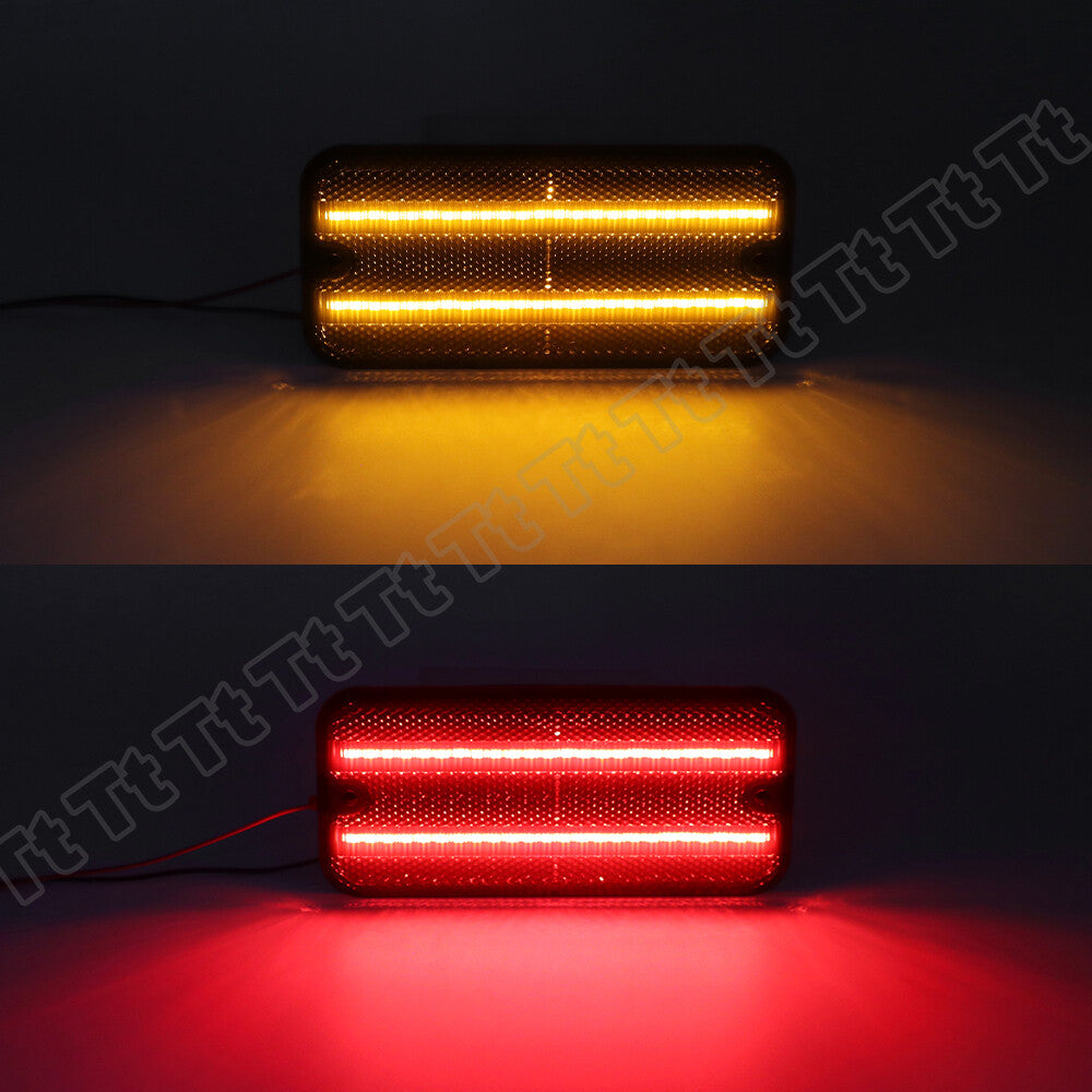 For 1985 - 1995 for G10 G20 for GMC G1500 G2500 Front and Rear LED Side Marker Light Kit - v