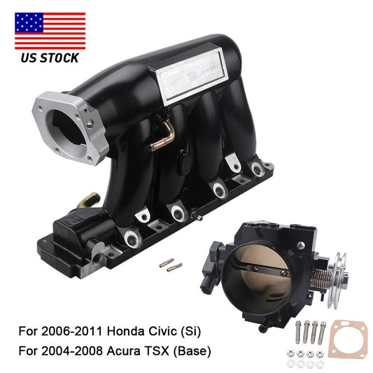 For 06-11 Si K20 Z3 04-08 TSX Base Intake Manifold With Throttle Body Q