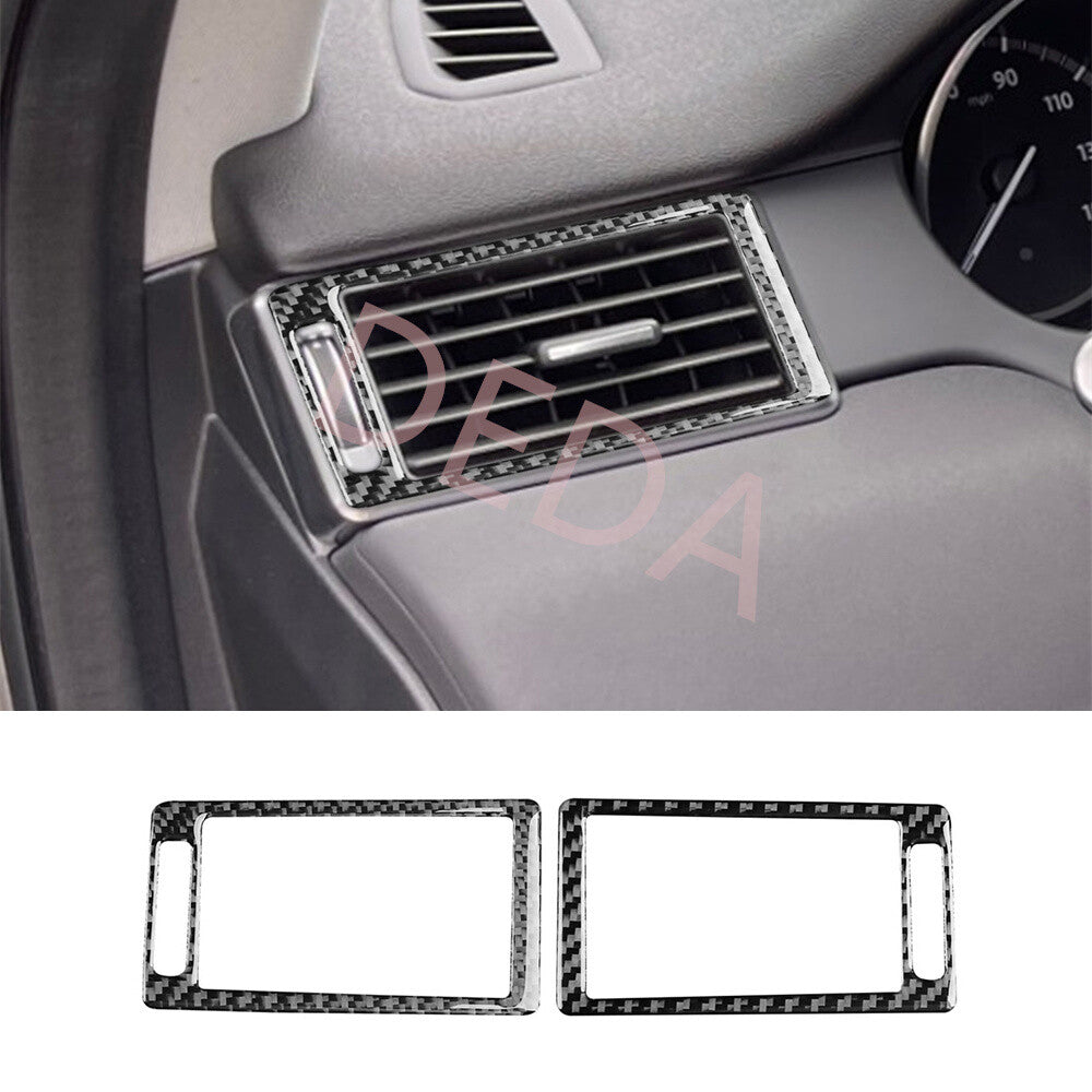2¡ÁCarbon Fiber Side Air Vent Outlet Cover for Land Rover Discovery Sport 2015-19
