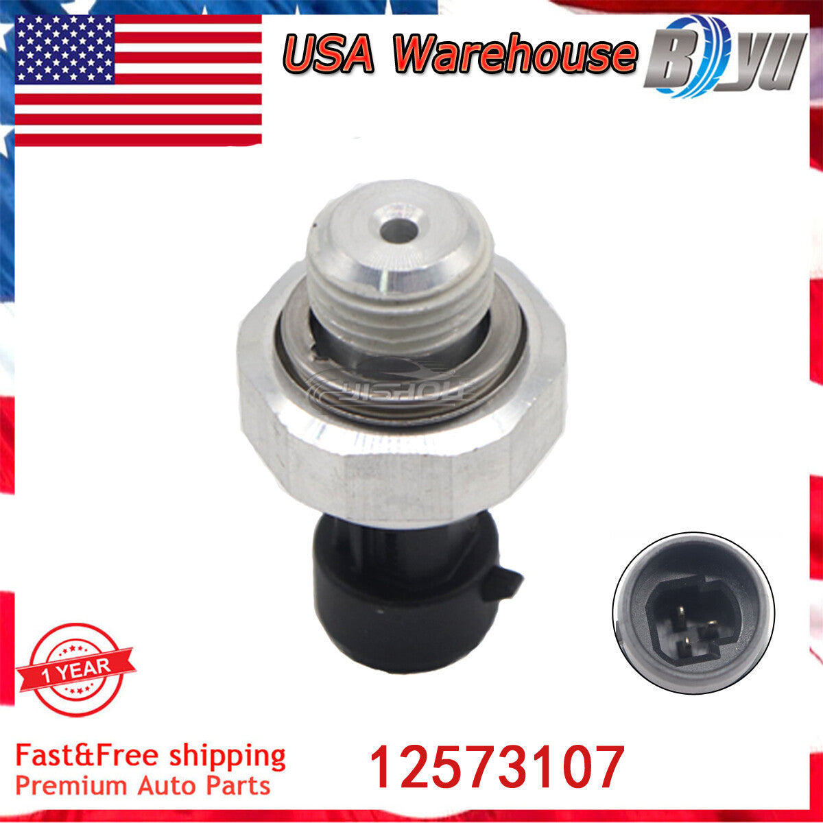 New Pressure Sensor For 12573107 for GMC for SIERRA SAVANA for CHEVY for BUICK for CADILLAC