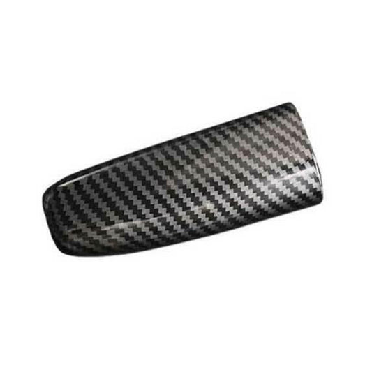 Black Carbon Fiber Brake Handle Handbrake Cover Trim Fit for Ford for Mustang 15-21 AT