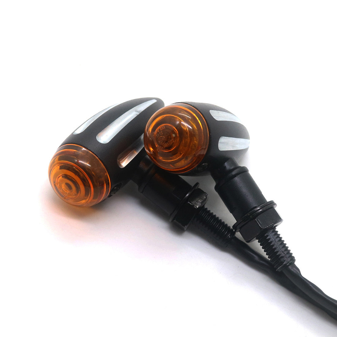 Motorcycle Black CNC Edge Cut Turn Signal Light for Harley for Honda for Yamaha for Suzuki Q