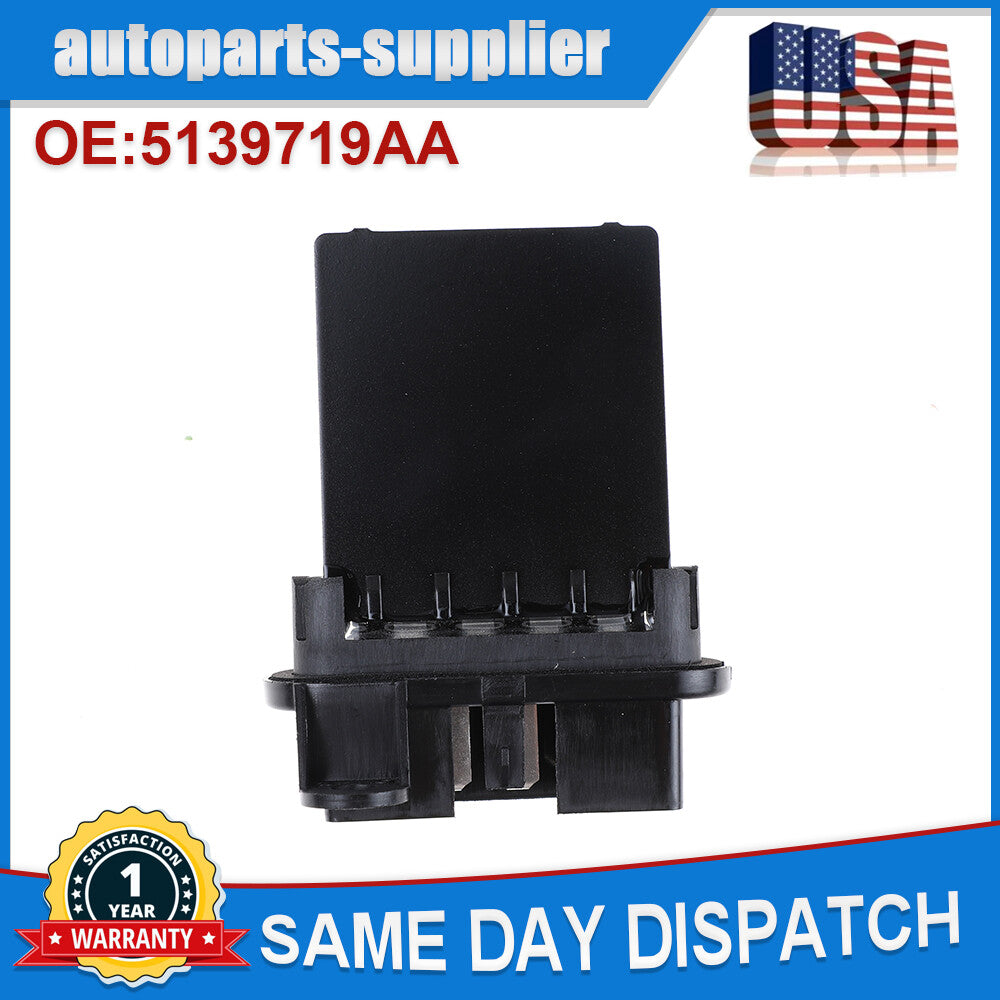 Heater blower motor resistor 5139719AA, suitable for 2002-2007 for Jeep Freedom for Wrangler TJ