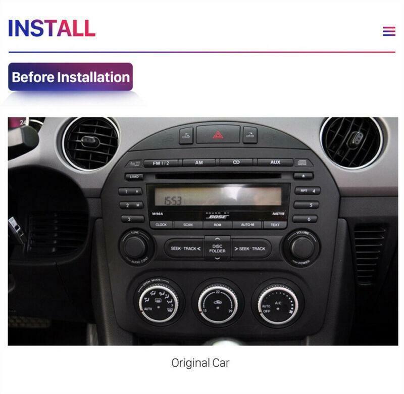 9 for Mazda MX-5 w/ Rear Camera Android 10.0 Stereo Radio GPS Player 1+16GB FM
