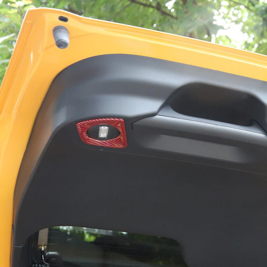 Car Tailgate Light Lamp Cover For Bronco Sport 21-24 Accessories Red Carbon v