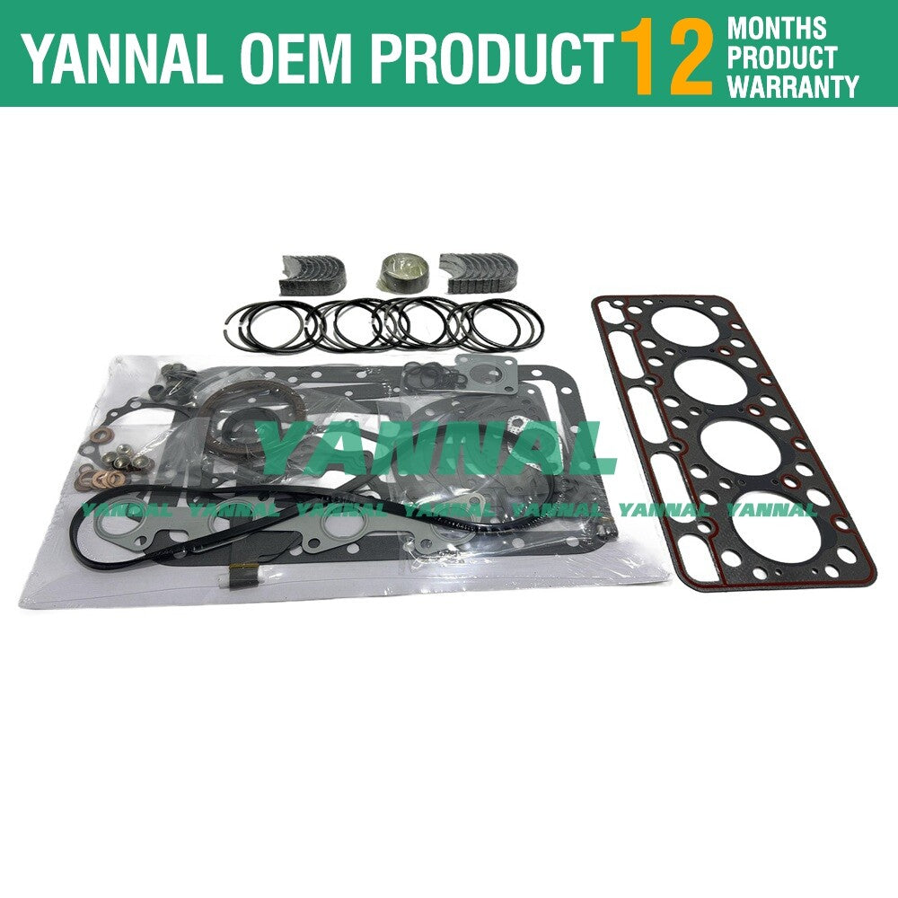 V1702 Full Washer Kit + Piston Rings + Bearings for V1702IDI and .