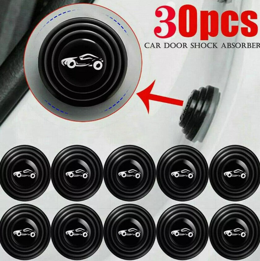 30Pcs Soundproof Car Door Shock Absorber Buffer Silent Pad Door Edge Guard Pad