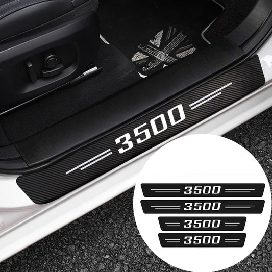 4-piece wear protection cover for Dodge for Ram 3500 car door sill brackets - n