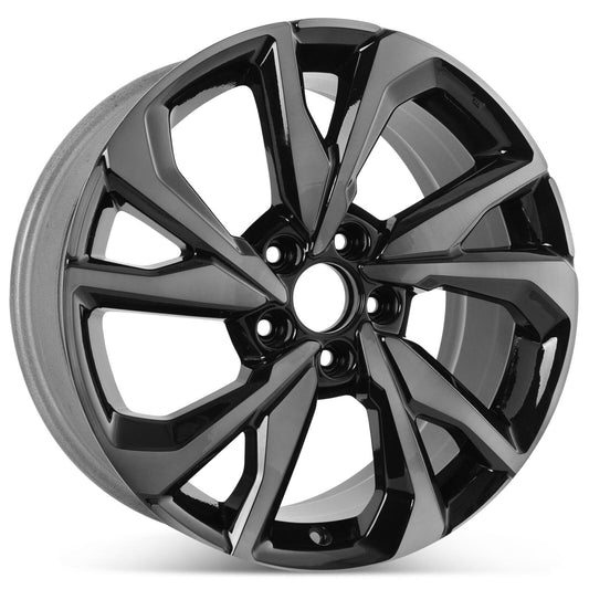 Wheel 18x8 Alloy 10 Spoke With Machined Face Si Fits 17-21 for Civic 560-64108A