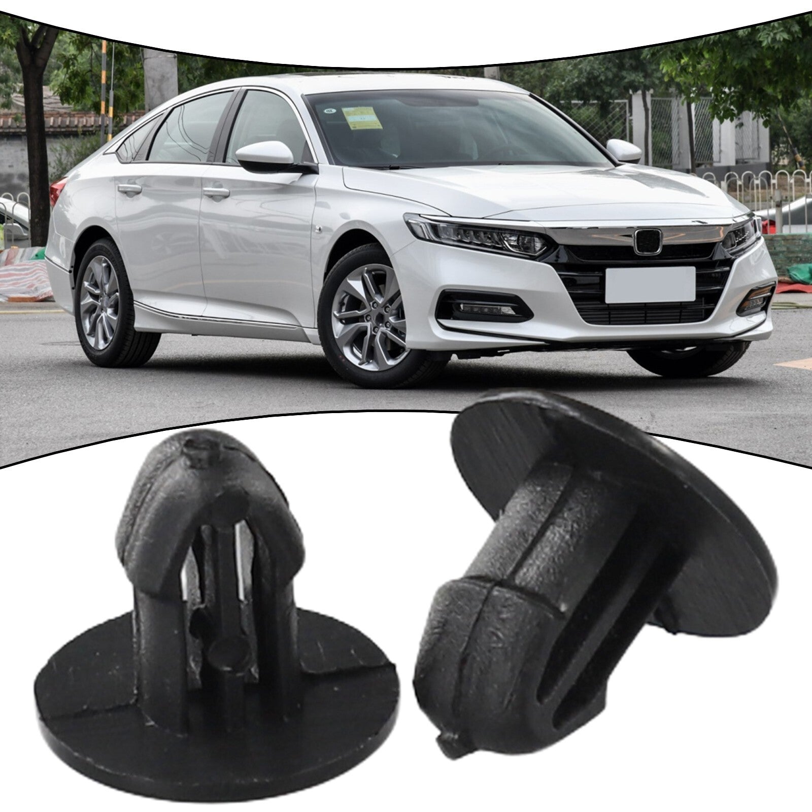 Suitable for 91501-SL4-003 clips, grid clips, black head, 13 mm diameter nylon