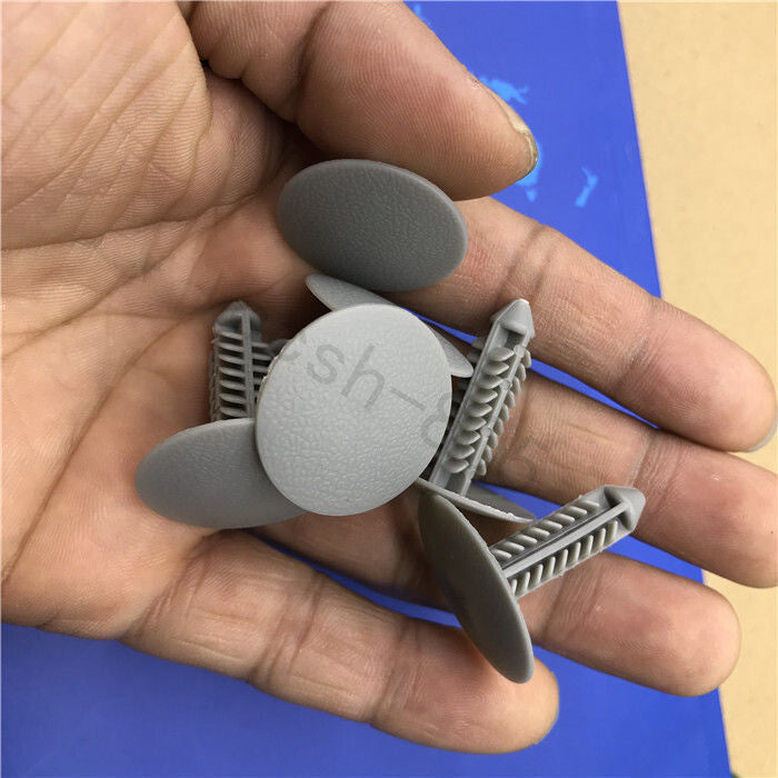 10 Pcs Gray Car Quarter Headlining Panel Trim Retainer Clips For Chevy
