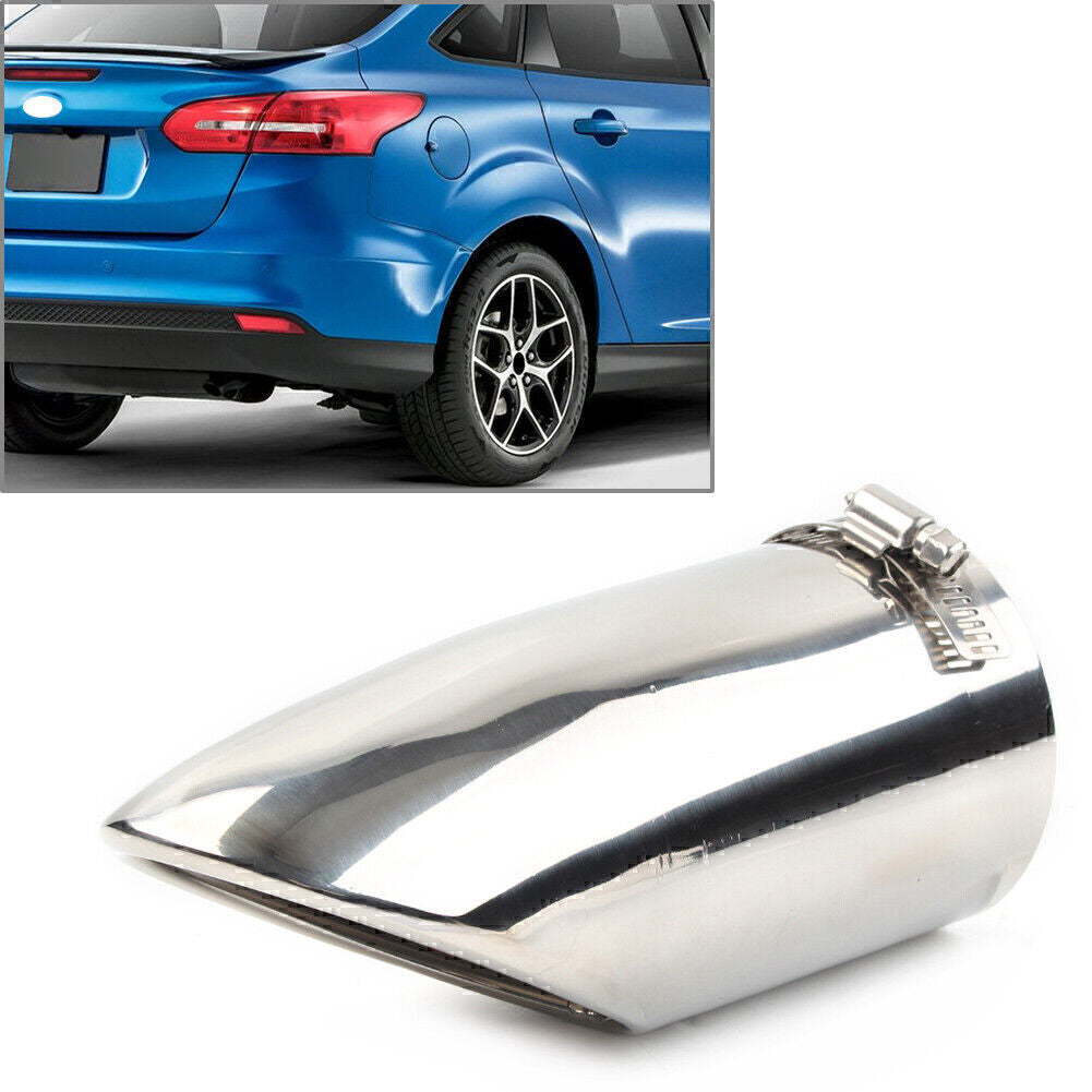 Car Stainless Steel Rear Exhaust Pipe Tail Muffler Tip  for ford  Focus 2011-2016 Q