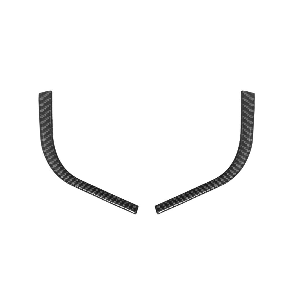 2X Red Carbon Fiber Steering Wheel Cover Trim For Silverado/tahoe/ for sierra 2007-14 v