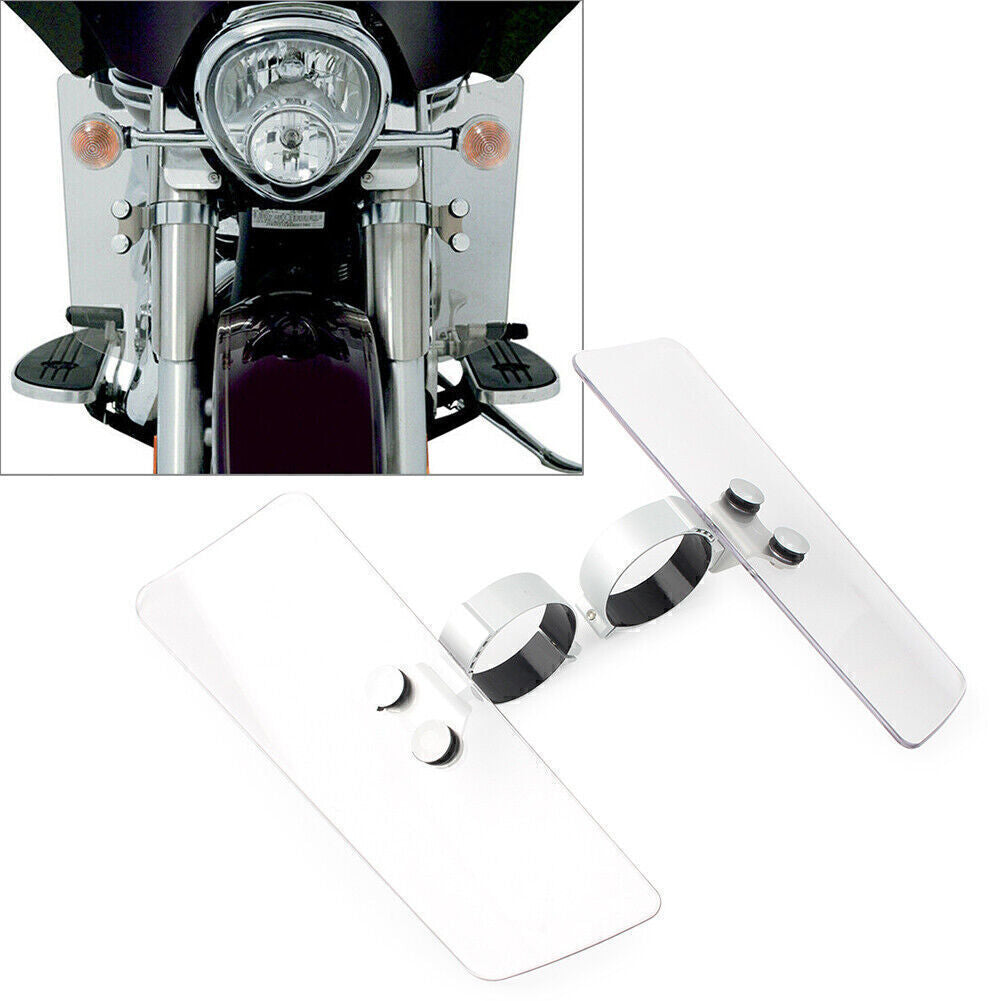 Clear Wind Fork Deflector for Honda VTX1300R for Kawasaki for Suzuki for Yamaha XV950 V-Star